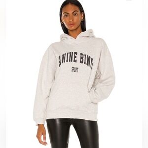 Anine Bing Sport Harvey Sweatshirt - heather Gray Hoodie